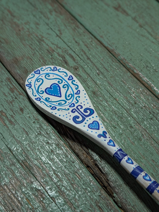 Blue Heart Spoon