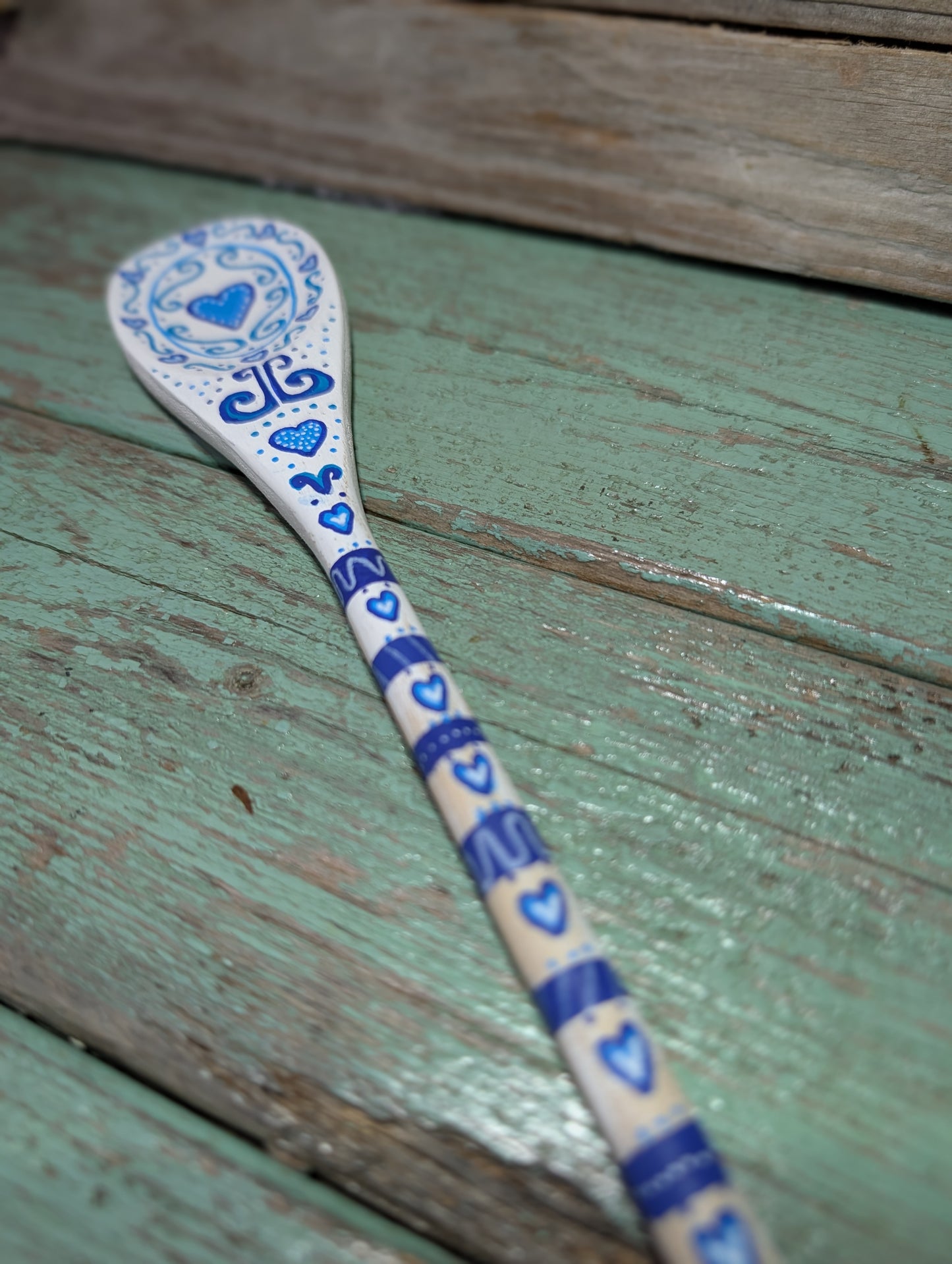 Blue Heart Spoon