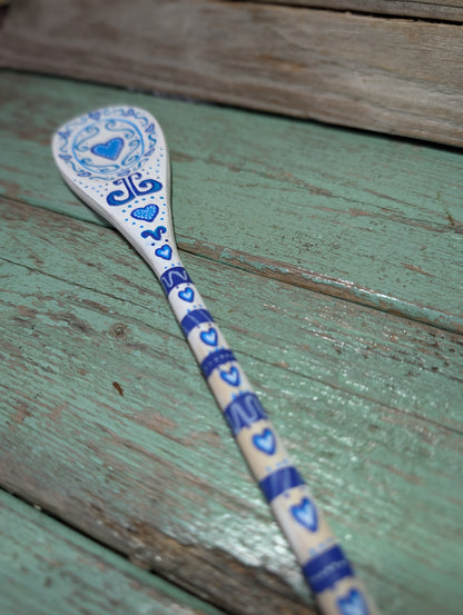 Blue Heart Spoon